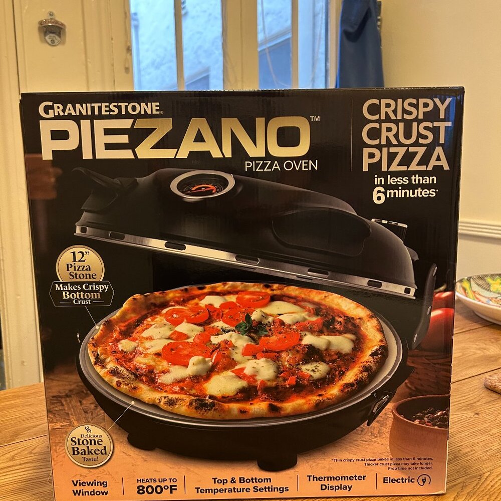 NWT GraniteStone Piezano Electric Pizza Oven Part 1